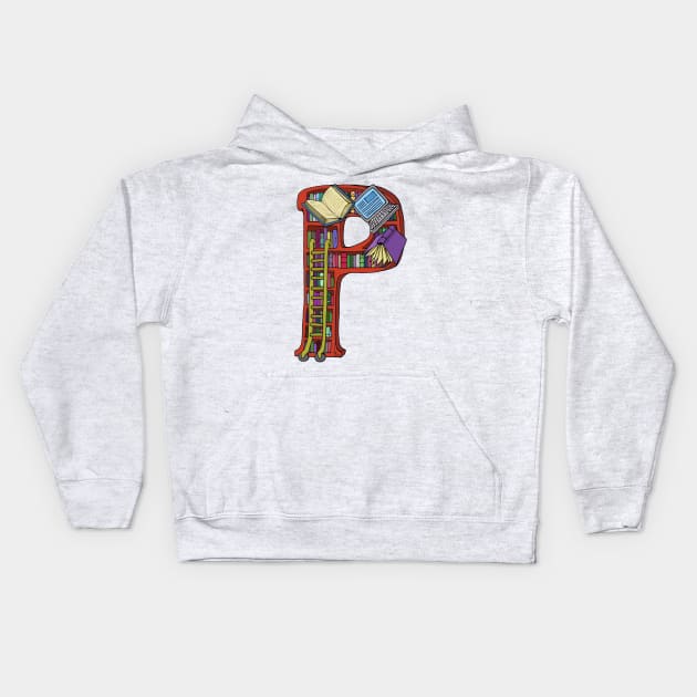 P is for Patty Kids Hoodie by danpaul